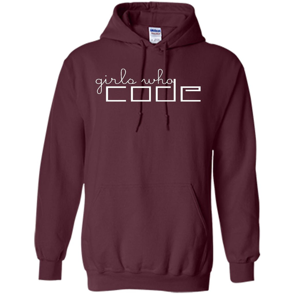 Girls Who Code T-Shirt. I'm A Girl Who Codes T-Shirt Maroon