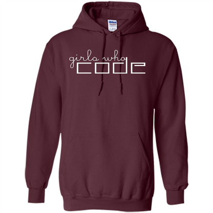 Girls Who Code T-Shirt. I'm A Girl Who Codes T-Shirt Maroon