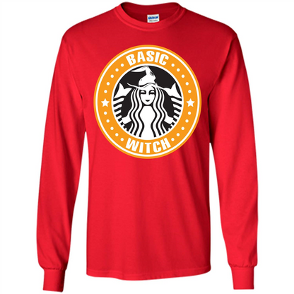 Halloween T-shirt Basic Witch T-shirt Red