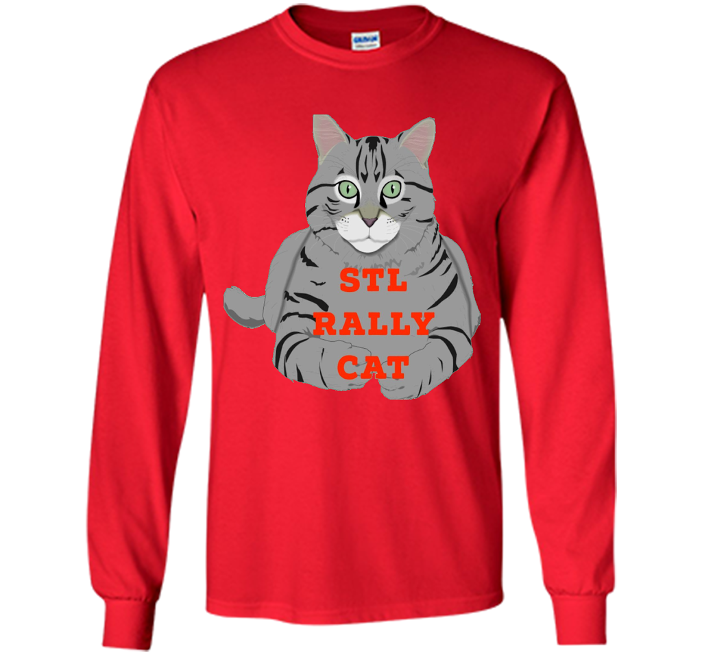 St. Louis Rally Cat T-Shirt t-shirt Red