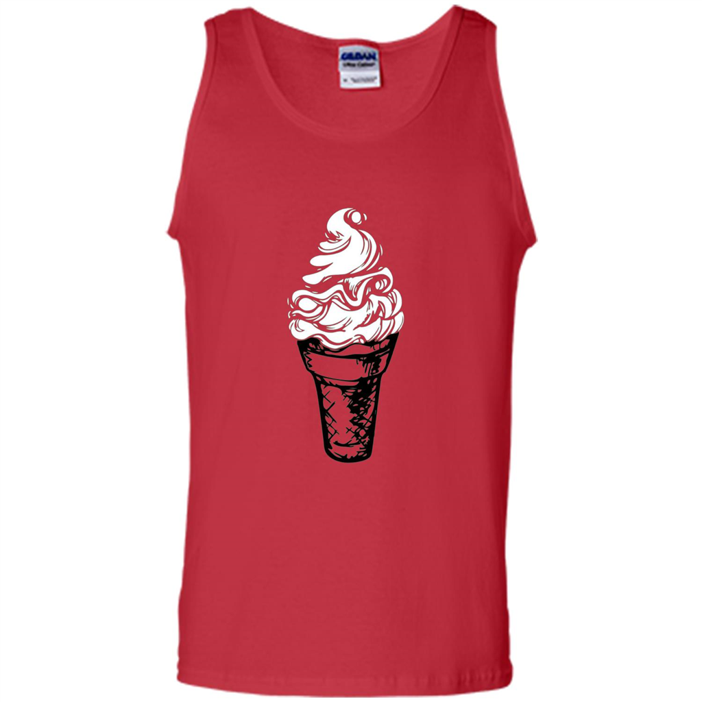 Ice Cream Day T-Shirts Ice Cream Lovers Red