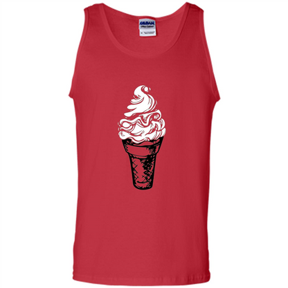 Ice Cream Day T-Shirts Ice Cream Lovers Red