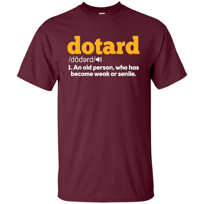 American President T-shirt Dotard Resist Trump T-shirt Maroon