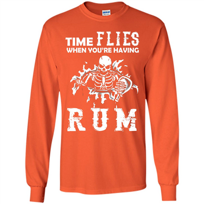 Rum T-shirt Time Flies When You're Having Rum