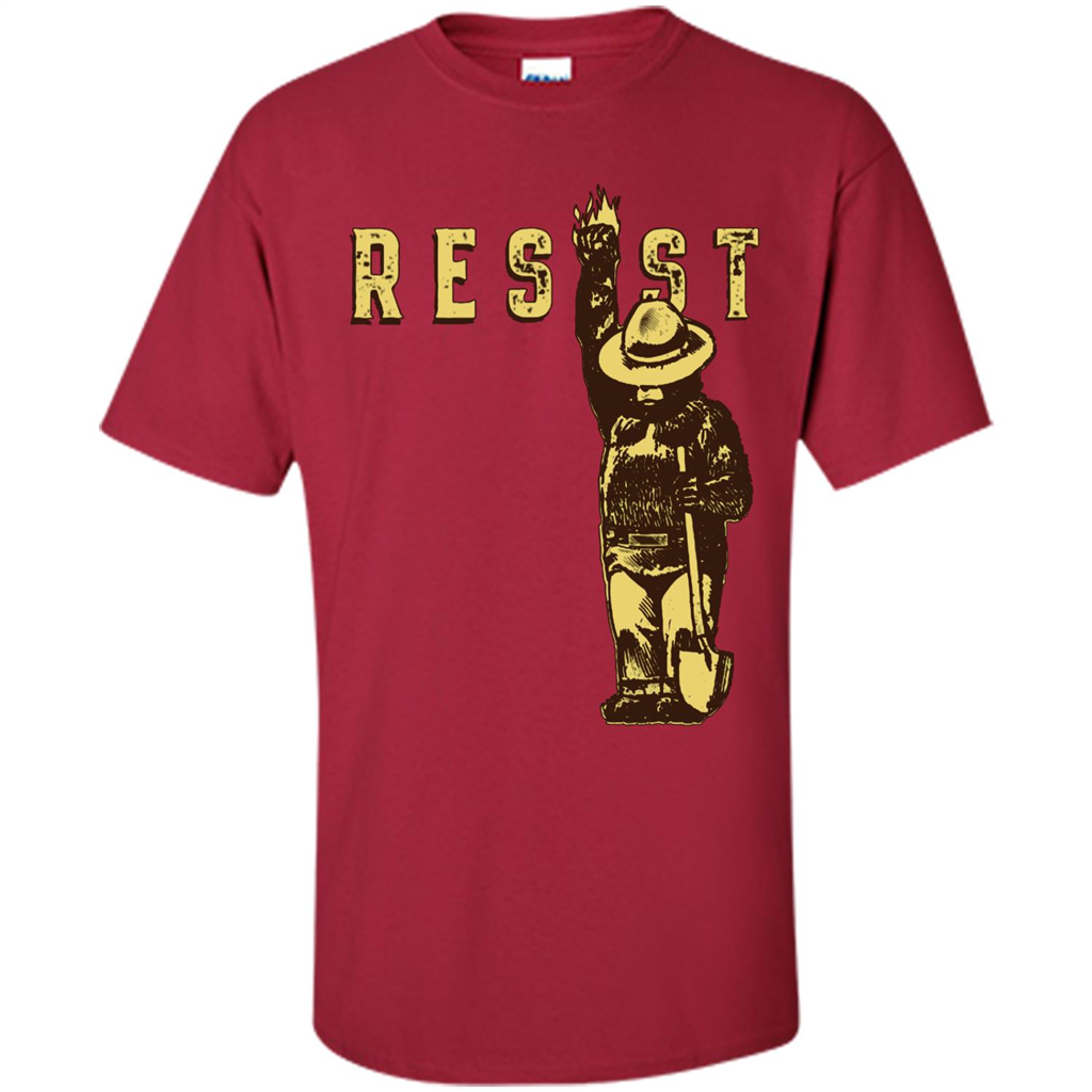 Resist T-Shirt Cardinal