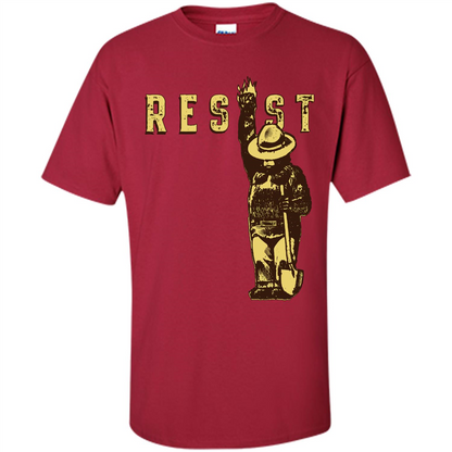 Resist T-Shirt Cardinal