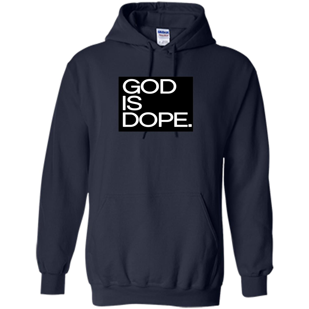Christian T-shirt God Is Dope T-shirt Navy