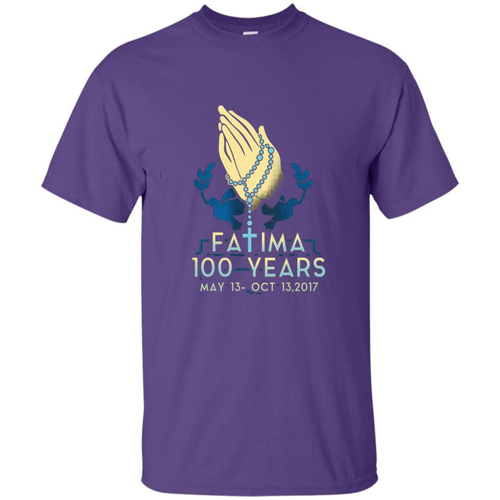 Fatima 100 Years T-shirt Purple