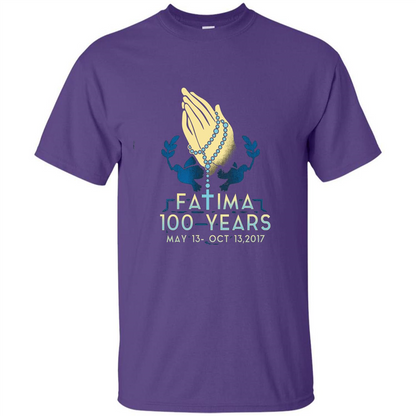 Fatima 100 Years T-shirt Purple