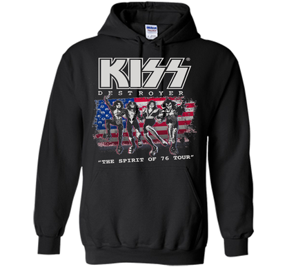Kiss Destroyer The Spirit Of 76 T-shirt Black
