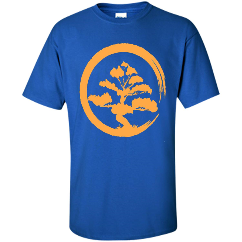 Bonsai Tree Japanese Zen Artist T-shirt Royal