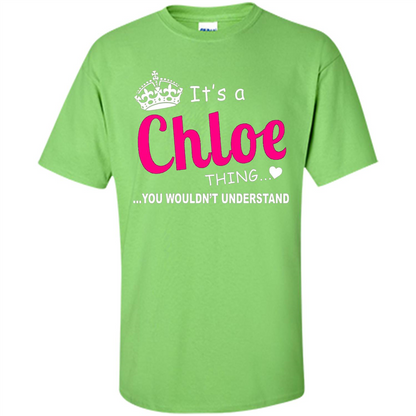 It's Chloe Thing T-shirt Lime