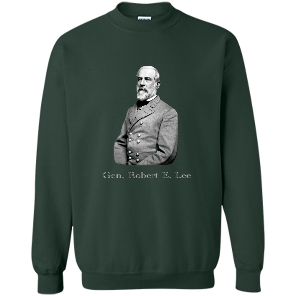 Military T-shirt General Robert E. Lee T-Shirt Forest Green