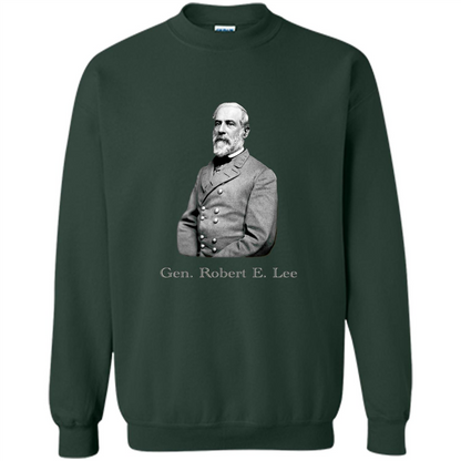 Military T-shirt General Robert E. Lee T-Shirt Forest Green