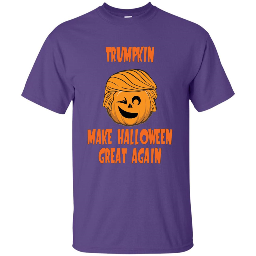 Trumpkin Make Halloween Great Again T-shirt Purple