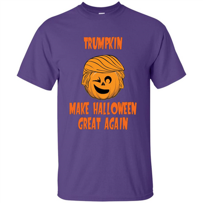 Trumpkin Make Halloween Great Again T-shirt Purple