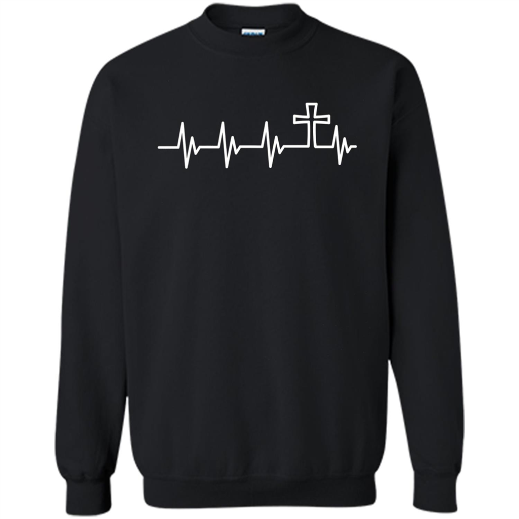 Christian T-shirt Heartbeat Black