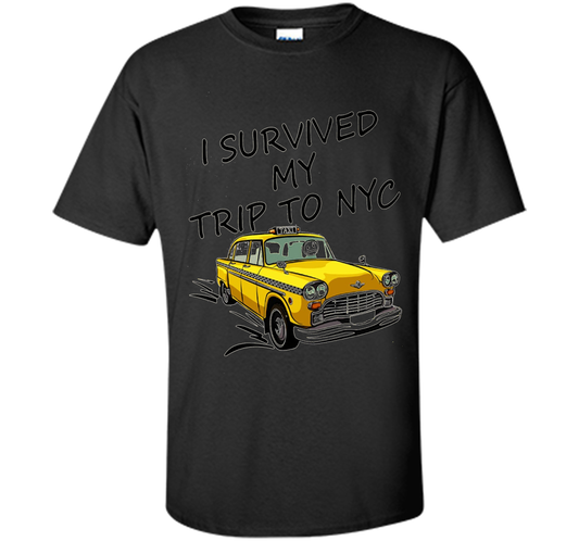 I Survived My Trip To NYC T-Shirt t-shirt Black