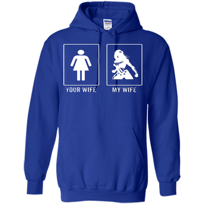Superhero T-shirt Your Wife My Wife