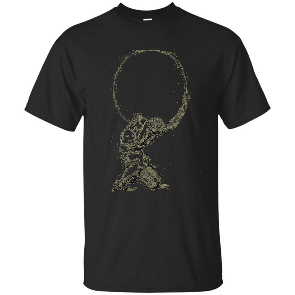 Atlas Greek Mythology Greece T-Shirt Black