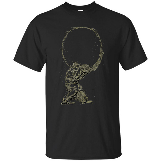 Atlas Greek Mythology Greece T-Shirt Black