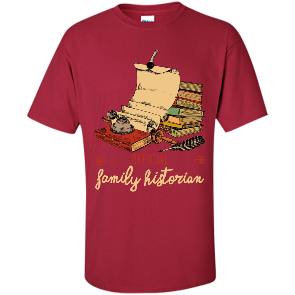 Family T-shirt Official Family Historian Cardinal