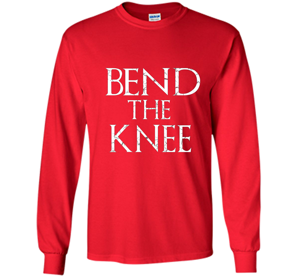 Game Of Thrones T-shirt Bend The Knee Lord T-shirt Red