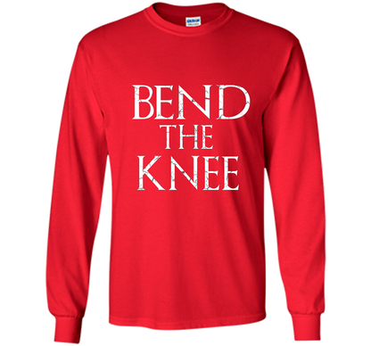Game Of Thrones T-shirt Bend The Knee Lord T-shirt Red