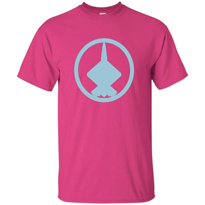 YF-23 Blue Air Force Military Fighter Jet T-Shirt Heliconia