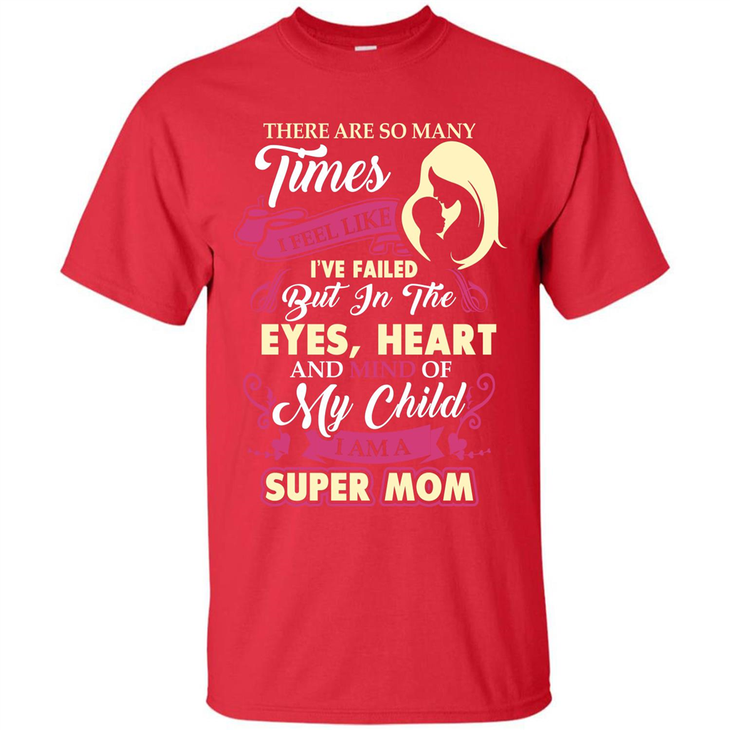 Mommy T-shirt There Are So Many Times I Feel Like T-shirt Red