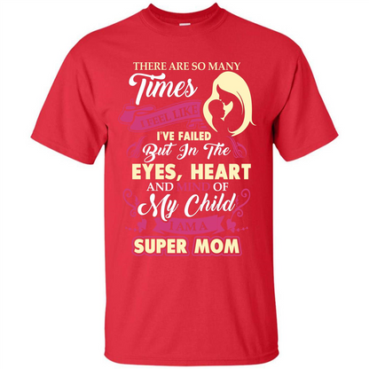 Mommy T-shirt There Are So Many Times I Feel Like T-shirt Red