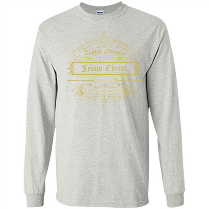 Christian T-shirt Way Property Of Truth Jesus Christ Alpha Omega Lord Ash