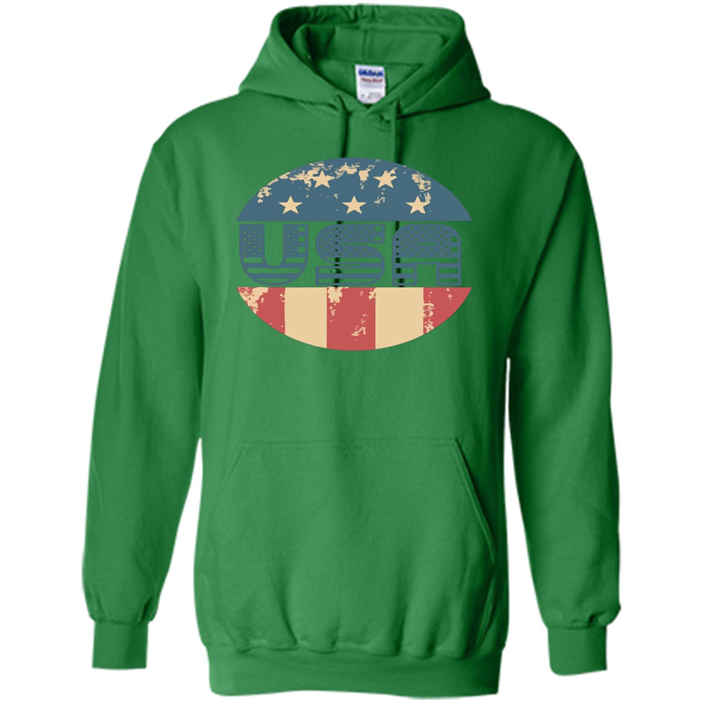 Independence Day T-shirt USA 4th Of July Flag Irish Green