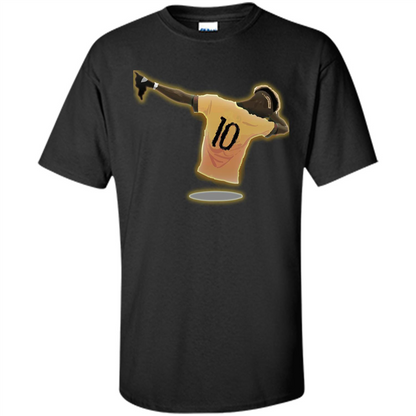 Dabbing Soccer T-shirt Black