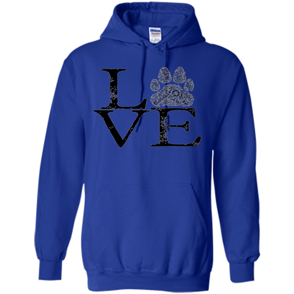 Paw T-shirt Animal Lover T-shirt Royal