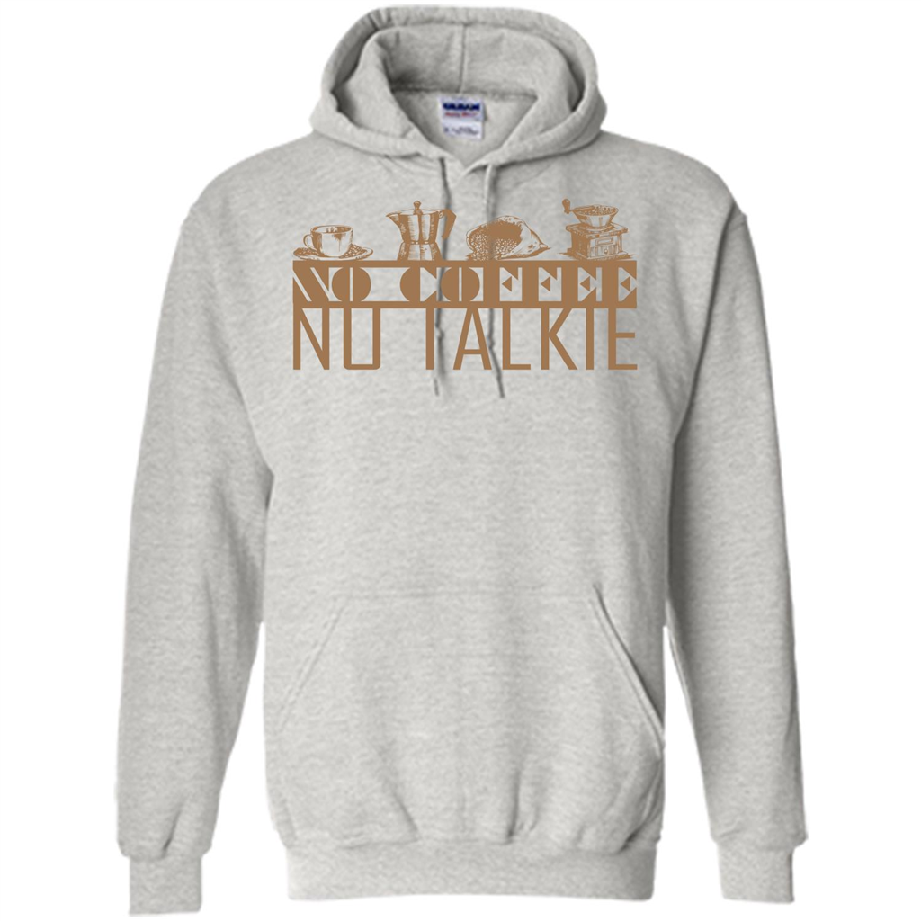 No Coffee No Talkie T-shirt Ash