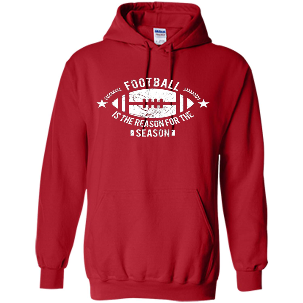 Football Is The Reason For The Season Funny Fan T-Shirt Red