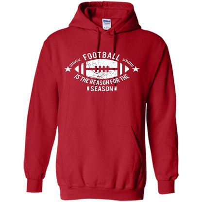 Football Is The Reason For The Season Funny Fan T-Shirt Red