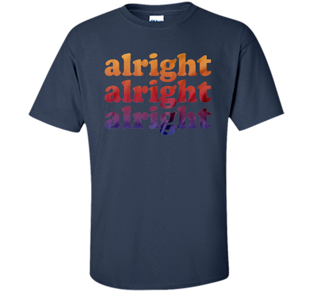 Alright Alright Alright T-shirt Navy