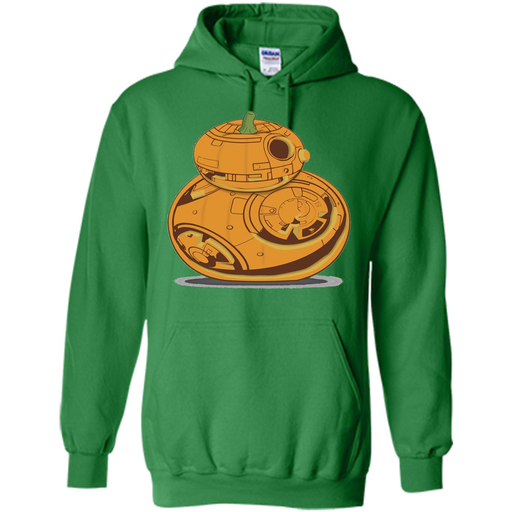 BB-8 Pumpkin Carving Halloween T-Shirt Irish Green