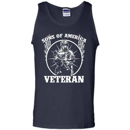 Military T-shirt Sons Of America Veteran Navy