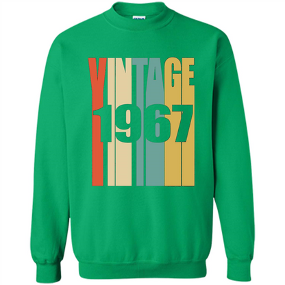 Retro Vintage 1967 T-shirt 50th Birthday T-shirt Irish Green
