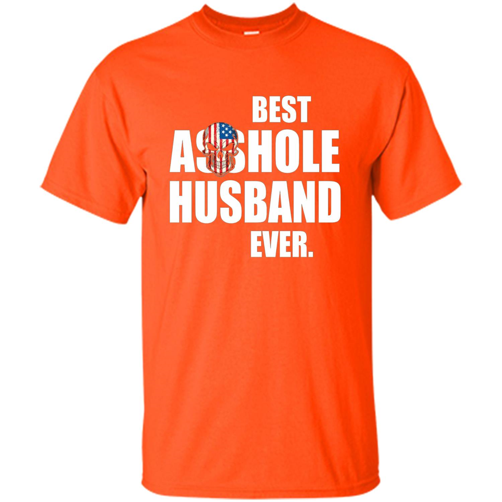 Best Asshole Husband Ever T-shirt Orange