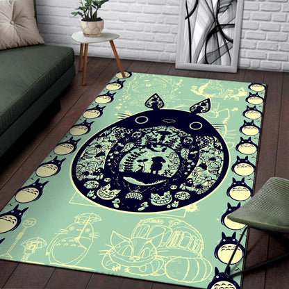 My Neighbor Totoro Square Rug