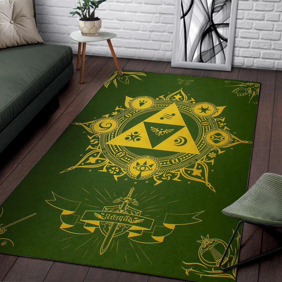 The Legend of Zelda New Version Square Rug