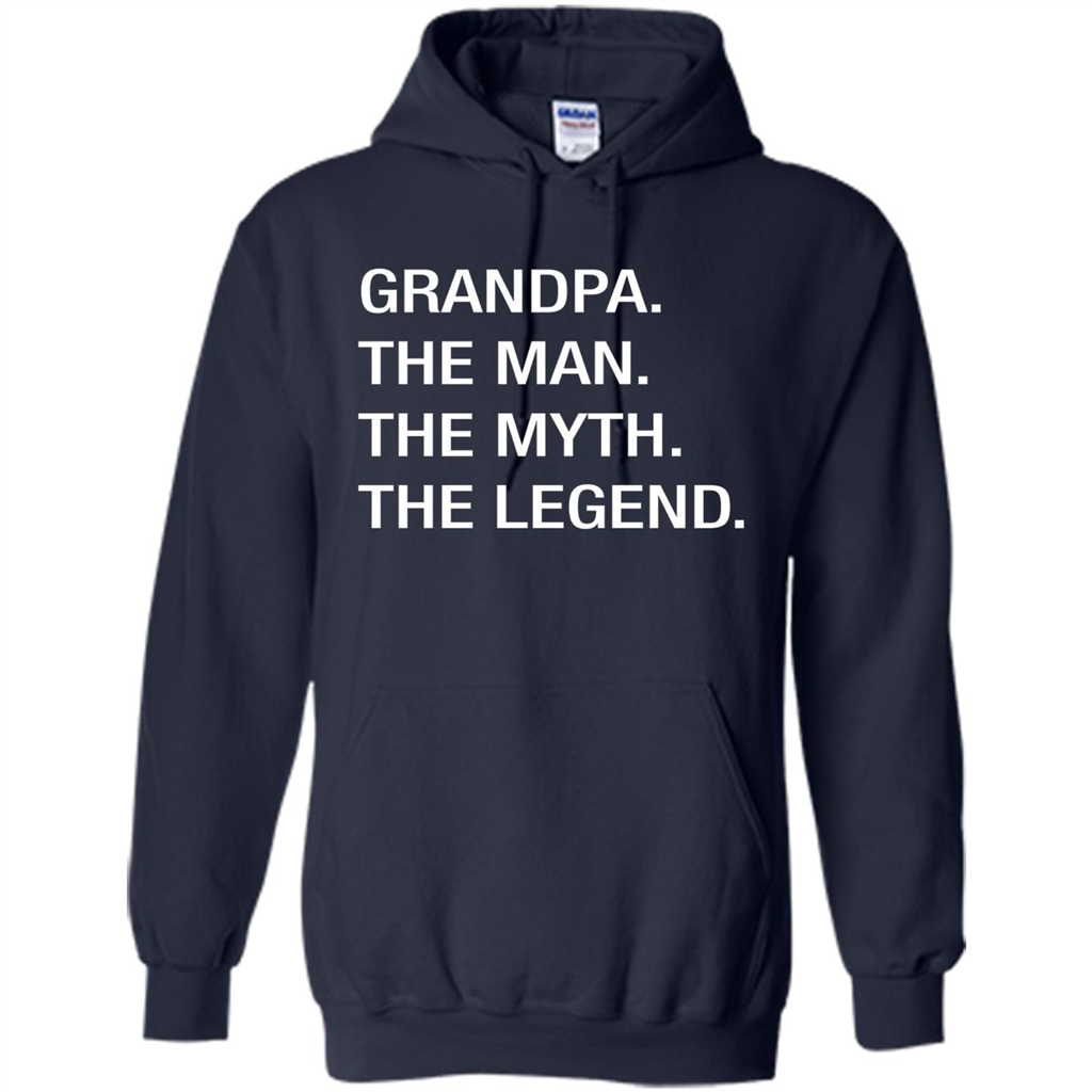Grandpa The Man The Myth The Legend T-shirt Navy