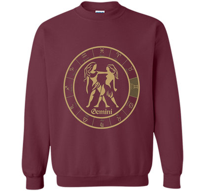 Gemini T-Shirt shirt Maroon