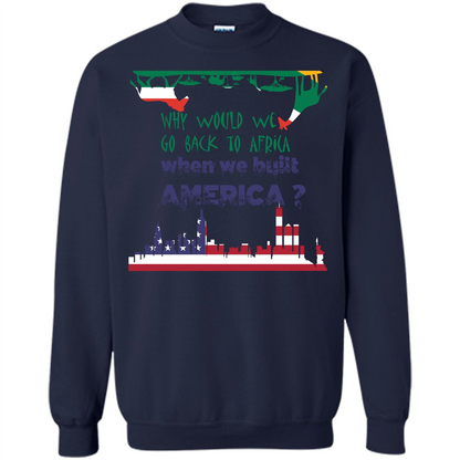 Africa - America T-shirt Build America Navy