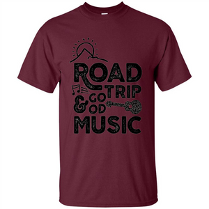 Summer T-shirt Road Trip And Good Music