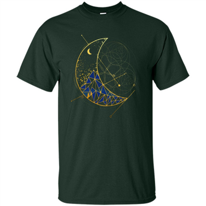Moon Mountain T-shirt Forest Green